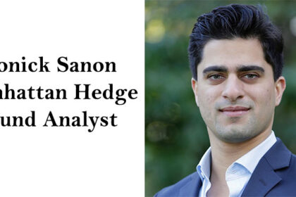 Ronick Sanon, Manhattan Hedge Fund Analyst