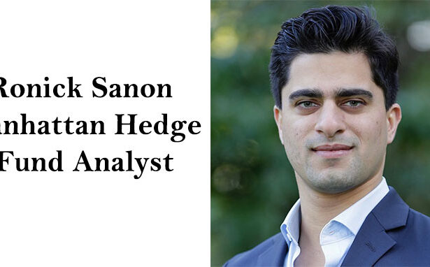 Ronick Sanon, Manhattan Hedge Fund Analyst